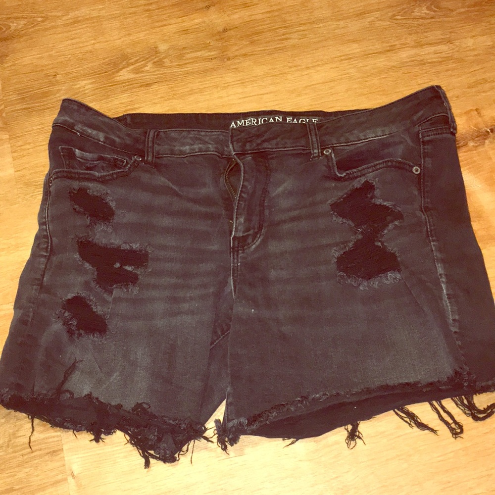 Black America eagle shorts
